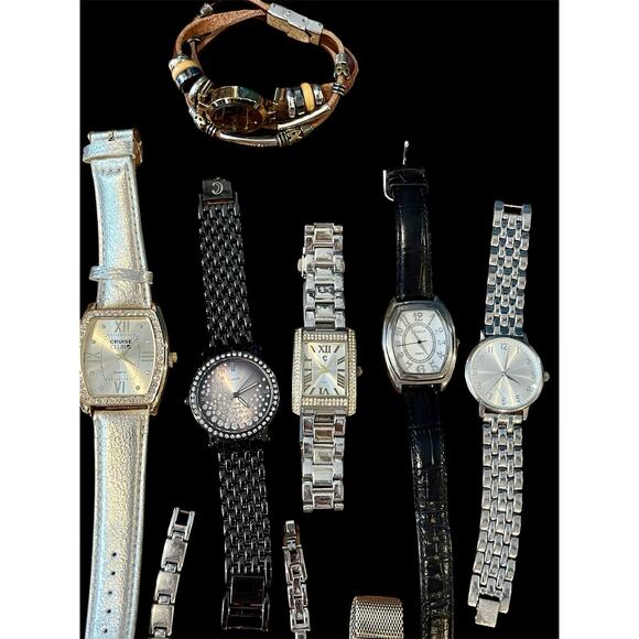 Lot of 22 Wrist Watches Various Brands, Not working (Need Batteries) - Picture 3 of 13
